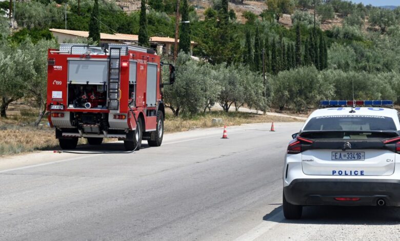 Τούμπαρε-βυτιοφόρο-στη-Λεωφόρο-Σχιστού-–-Διαρροή-υγραερίου,-διακοπή-της-κυκλοφορίας-για-λόγους-ασφαλείας