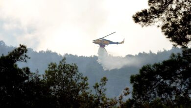 Φωτιά-στον-Μαραθώνα,-σηκώθηκαν-ελικόπτερα