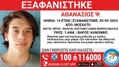 Εξαφανίστηκε-ο-14χρονος-Θανάσης-από-το-Μοσχάτο