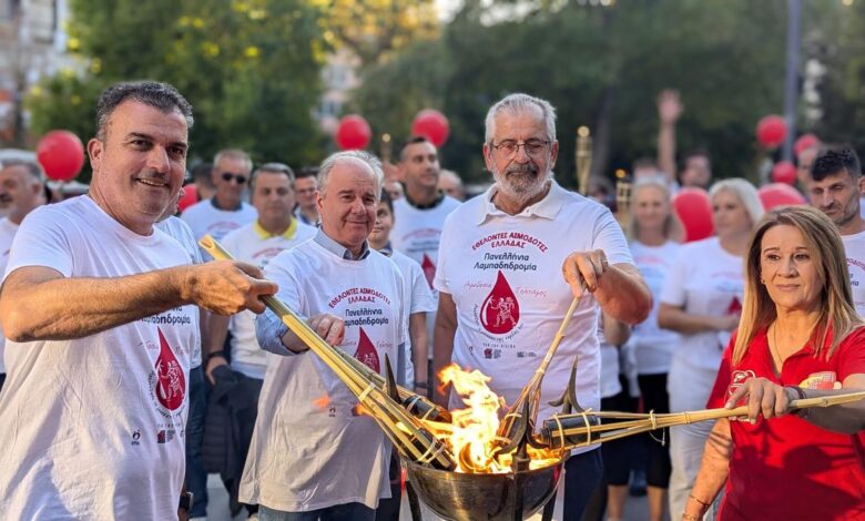 Λάρισα:-Συμμετοχή-φορέων-και-συλλόγων-στη-Λαμπαδηδρομία