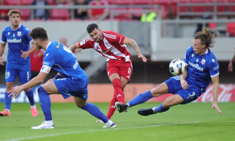 Ολυμπιακός-–-Πανσερραϊκός-1-0-live:-Ο-Βέλντε-ανοίγει-το…-δρόμο-για-τους-γηπεδούχους