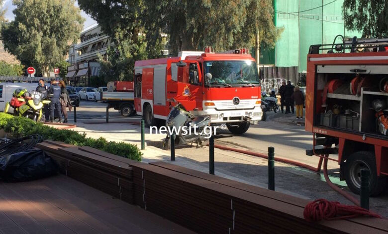 Φωτιά-σε-ψητοπωλείο-στη-Γλυφάδα-–-Ξεκίνησε-από-την-καμινάδα