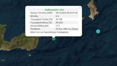 Σεισμός-4,4-Ρίχτερ-στις-ανατολικές-ακτές-της-Κρήτης-–-Ο-Εγκέλαδος-«χτύπησε»-τέσσερις-φορές-το-νησί