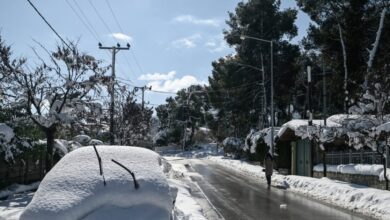 Καιρός:-Έρχεται-ψυχρή-εισβολή-με-καταιγίδες-και-χιόνια-–-Κατακόρυφη-πτώση-της-θερμοκρασίας