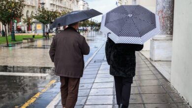 Καιρός-αύριο:-Βροχές-και-καταιγίδες-σε-όλη-τη-χώρα-–-Που-θα-χιονίσει