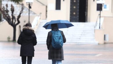 Καιρός-σήμερα:-Καταιγίδες-και-χιόνια-στο-Ιόνιο-–-Μικρή-άνοδος-της-θερμοκρασίας