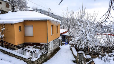 Καιρός-αύριο:-Χιόνια-και-παγετός-σε-όλη-τη-χώρα-–-Ισχυροί-άνεμοι-έως-8-μποφόρ-στο-Αιγαίο