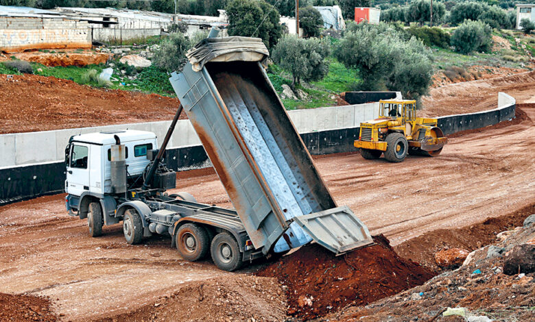 Εμπλοκή-στον-δρόμο-Λάρισας-–-Τρικάλων-–-Αποχώρησε-ο-εργολάβος