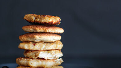 Συνταγή-για-pancakes-με-τυρί-cottage-και-βρώμη
