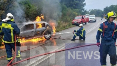 Κέρκυρα:-Αυτοκίνητο-ξέφυγε-της-πορείας-του-και-τυλίχθηκε-στις-φλόγες-–-Στο-νοσοκομείο-ο-οδηγός