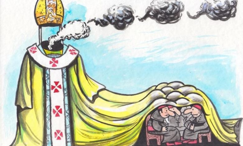 «Μαύρος-καπνός»-στις-πρωινές-ψηφοφορίες-για-τον-νέο-Πάπα