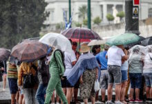 Καιρός-αύριο:-Καταιγίδες-σε-Θεσσαλία,-Μακεδονία-και-Σποράδες-–-Έως-25-βαθμούς-ο-υδράργυρος