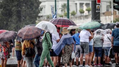 Καιρός-αύριο:-Καταιγίδες-σε-Θεσσαλία,-Μακεδονία-και-Σποράδες-–-Έως-25-βαθμούς-ο-υδράργυρος