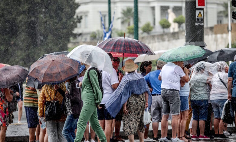 Καιρός-αύριο:-Καταιγίδες-σε-Θεσσαλία,-Μακεδονία-και-Σποράδες-–-Έως-25-βαθμούς-ο-υδράργυρος