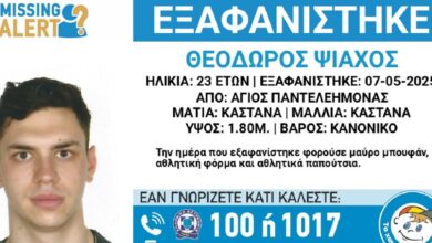 Εξαφανίστηκε-ο-23χρονος-Θοδωρής-από-τον-Άγιο-Παντελεήμονα