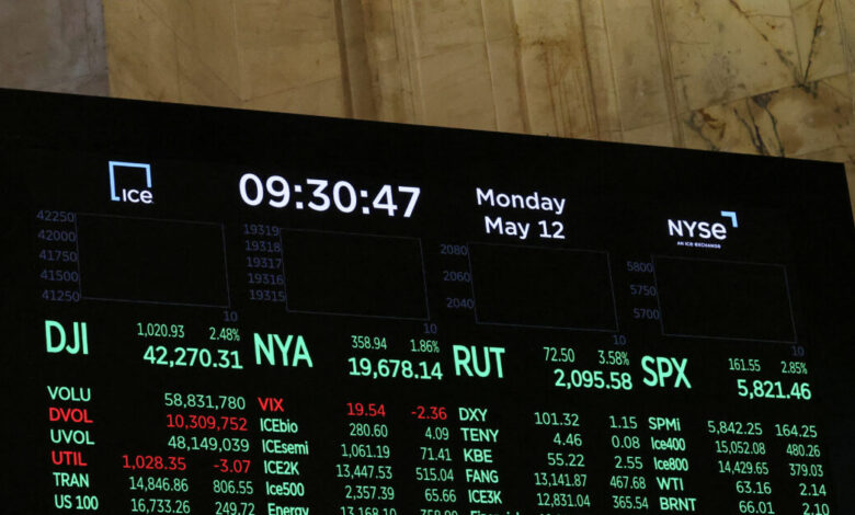 Πανηγυρικό-κλείσιμο-στη-wall-street-μετά-την-προσωρινή-μείωση-των-δασμών-μεταξύ-Κίνας-–-ΗΠΑ