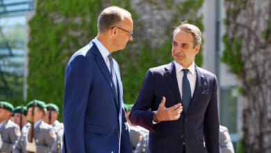 «Σε-καλωσορίζω-εγκάρδια-στο-Βερολίνο»-ανάρτησε-στα-ελληνικά-ο-Μερτς-για-τη-συνάντηση-με-Μητσοτάκη