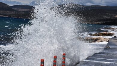 Ταλαιπωρία-για-τους-επιβάτες-που-ταξίδευαν-για-Νάξο-με-το-super-runner-jet-–-Δεν-κατάφερε-να-δέσει-λόγω-των-μποφόρ