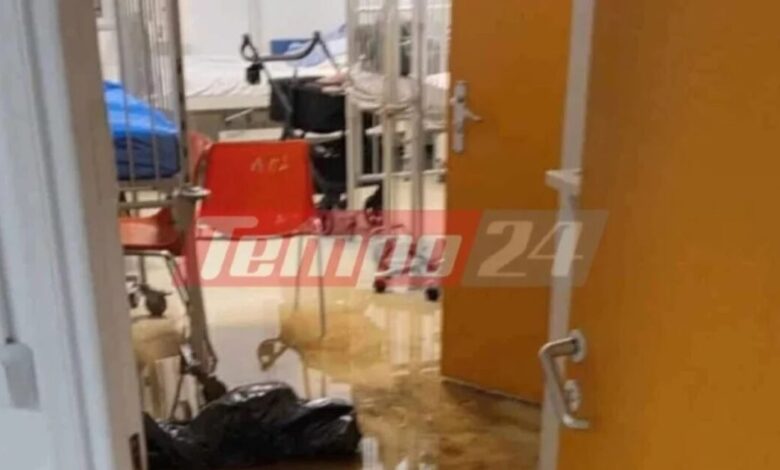 Πάτρα:-Λύματα-«έπνιξαν»-την-Παιδιατρική-του-Νοσοκομείου-Ρίου-–-Πέρασαν-μέχρι-και-στο-Ογκολογικό