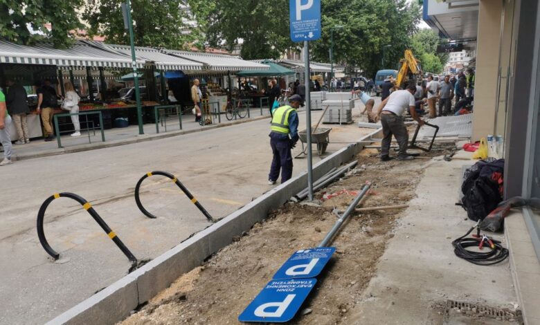 Εργασίες-ανακατασκευής-στην-28ης-Οκτωβρίου:-Συνεχίζεται-η-αναστάτωση-–-Αντιδράσεις-από-επαγγελματίες