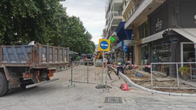 Ανακατασκευές-πεζοδρομίων-σε-όλο-το-μήκος-της-28ης-Οκτωβρίου