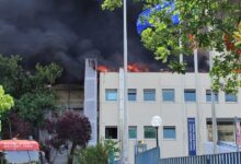 Ιταλία:-Φωτιά-στο-πανεπιστήμιο-του-Βιτέρμπο-–-Κατέρρευσε-μέρος-του-κτιρίου