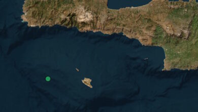 Σεισμός-3,2-Ρίχτερ-ανοιχτά-από-τη-Γαύδο-–-Στα-30-χιλιόμετρα-το-εστιακό-βάθος