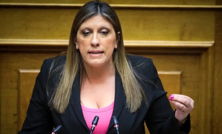 «Θερμό»-επεισόδιο-ανάμεσα-σε-Ζωή-Κωνσταντοπούλου-και-Παύλο-Μαρινάκη-στη-Βουλή-–-«Για-γκεμπελίσκους-κοιτάξτε-στον-καθρέφτη-σας»