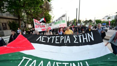 Πορεία-για-την-Παλαιστίνη-στο-κέντρο-της-Αθήνας:-Κλείνει-ο-σταθμός-του-Μετρό-«Σύνταγμα»-–-Συγκεντρώσεις-και-σε-δεκάδες-άλλες-πόλεις