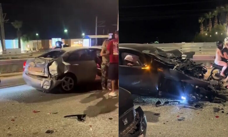 Άλιμος:-Βίντεο-από-την-στιγμή-της-καραμπόλας-με-7-αυτοκίνητα-στην-Λεωφόρο-Ποσειδώνος