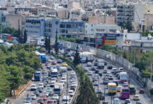 Κίνηση-στους-δρόμους:-Χάος-σε-Κηφισό,-Λεωφόρο-Αθηνών-και-κέντρο-της-Αθήνας-–-Καθυστερήσεις-και-στην-Αττική-Οδό