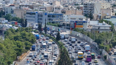 Κίνηση-στους-δρόμους:-Χάος-σε-Κηφισό,-Λεωφόρο-Αθηνών-και-κέντρο-της-Αθήνας-–-Καθυστερήσεις-και-στην-Αττική-Οδό