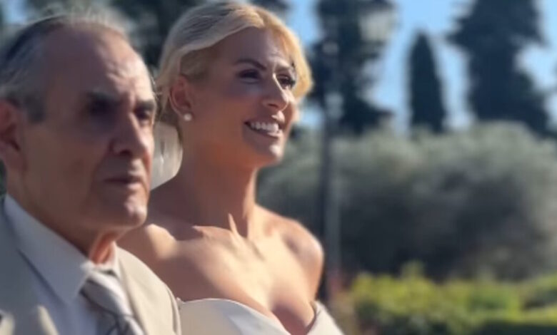 Παντρεύτηκε-η-Ευρυδίκη-Παπαδοπούλου-–-Το-βίντεο-με-το-ρομαντικό-νυφικό-στο-πλευρό-του-πατέρα-της