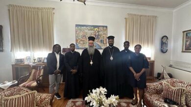 Ο-Επίσκοπος-Μπενίν-Αθανάσιος-στην-Ιερά-Μητρόπολη-Κίτρους,-Κατερίνης-και-Πλαταμώνος