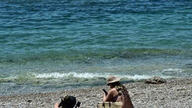 Καιρός-σήμερα:-Έως-τους-36-με-37-βαθμούς-η-θερμοκρασία-–-Βοριάδες-6-μποφόρ-στα-πελάγη