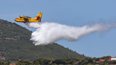 Φωτιά-στα-Κύθηρα:-Σηκώθηκαν-2-αεροσκάφη-και-2-ελικόπτερα