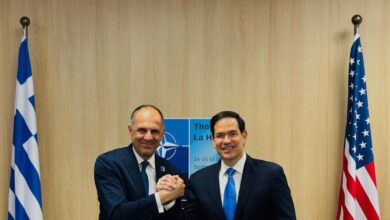 Ο-Γιώργος-Γεραπετρίτης-συναντήθηκε-με-τον-Μάρκο-Ρούμπιο-στη-Χάγη-–-«Η-Ελλάδα-παράγοντας-σταθερότητας-στην-Ανατολική-Μεσόγειο»