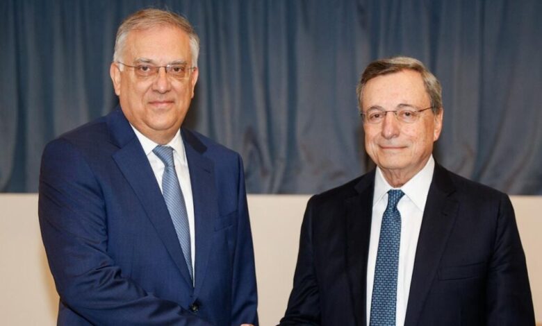 Συνάντηση-του-Υπουργού-Ανάπτυξης-Τάκη-Θεοδωρικάκου-με-τον-Μάριο-Ντράγκι