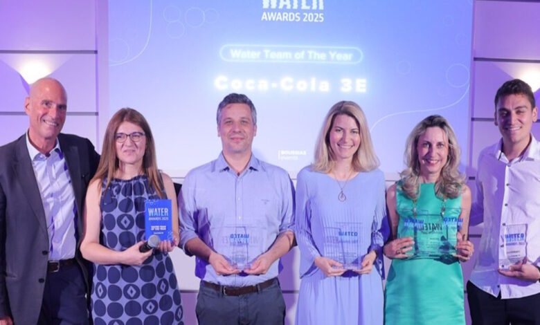 coca-cola στην-Ελλάδα: Πέντε-βραβεία-και-διάκριση «water-team-of-the-year» στα water-awards-2025