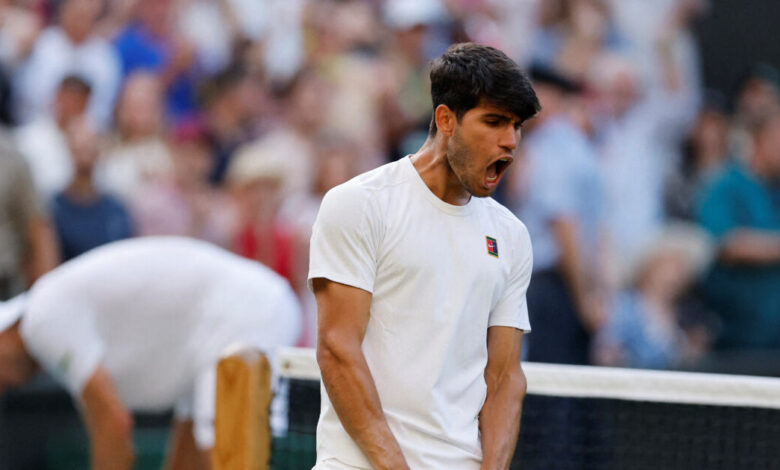 wimbledon:-Ο-Κάρλος-Αλκαράθ-κέρδισε-δύσκολα-τον-Στρούφ-με-3-1-σετ-και-πέρασε-στον-τέταρτο-γύρο