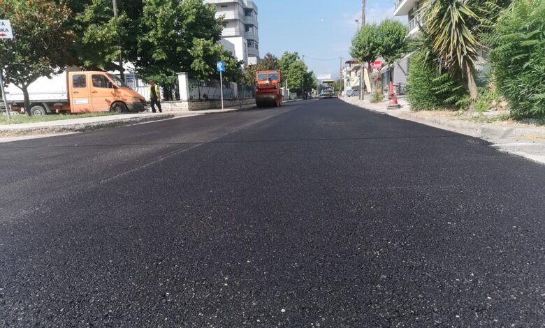 Ολοκληρώθηκε-ασφαλτόστρωση-και-στην-οδό-Αρριανού-(φωτο)