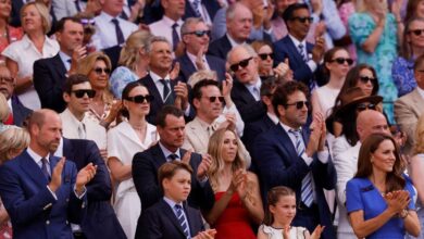 Η-Κέιτ-Μίντλετον-στο-wimbledon-με-Γουίλιαμ,-Σάρλοτ-και-Τζορτζ-–-Απών-ο-μικρός-Λούις