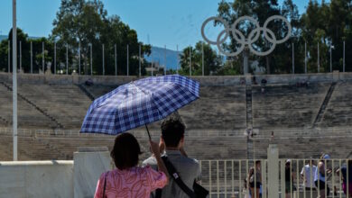 Καιρός-σήμερα:-Άνεμοι-έως-7-μποφόρ-στο-Αιγαίο-–-Στους-38-βαθμούς-θα-«σκαρφαλώσει»-η-θερμοκρασία