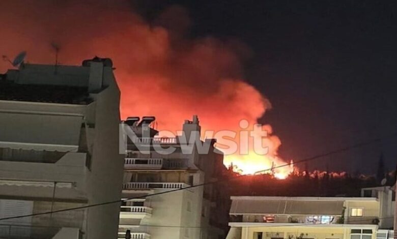 Υπό-έλεγχο-η-φωτιά-στο-Ποικίλο-Όρος-στο-Καματερό