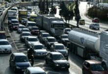 Καραμπόλα-τεσσάρων-οχημάτων-στο-Ψυχικό:-Κυκλοφοριακό-κομφούζιο-στην-άνοδο-της-Κηφισίας