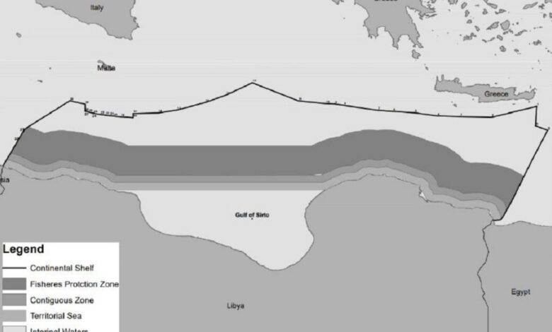 Νέα-πρόκληση-από-τη-Λιβύη:-Κατέθεσε-χάρτη-με-υφαλοκρηπίδα-ως-την-Κρήτη-καλεί-Ελλάδα-και-Αίγυπτο-να-σταματήσουν-τις-έρευνες