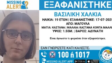 Εξαφανίστηκε-η-19χρονη-Βασιλική-από-τη-Μαγούλα