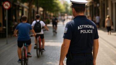 Ποδήλατα-σε-πεζόδρομους:-Εισπρακτική-επίθεση-με-πρόστιμα-στα-Τρίκαλα