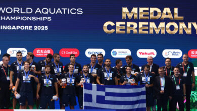 Εθνική-πόλο-ανδρών:-Η-απονομή-του-χάλκινου-μεταλλίου-στην-Ελλάδα