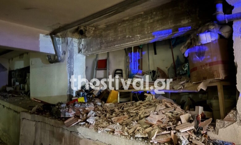 Θεσσαλονίκη:-Ισχυρή-έκρηξη-σε-πολυκατοικία-–-Τρομοκρατικό-χτύπημα-«βλέπει»-η-αστυνομία